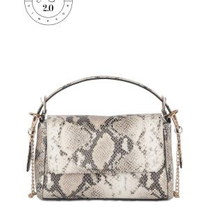 Jessica Simpson 2.0 Luisa Top Handle in Ivory Snake