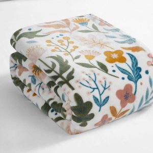 Mila Plush Throw in Blush
