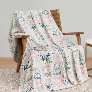 Howdy Cowgal Plush Throw Blanket
