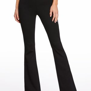 Pull On Flare in Black Ponte