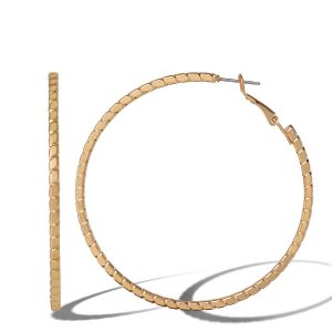 Textured Hoop Earrings