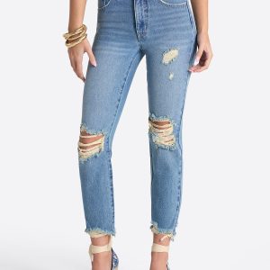 Harmony Straight High Rise Jeans in Incline