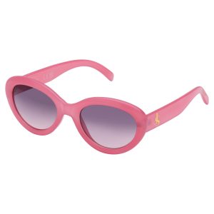 Round Cat Eye Sunglasses in Pink
