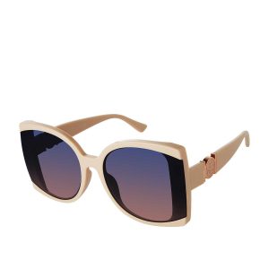 Square Sunglasses in Nude