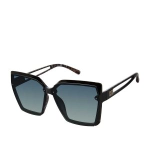 Cat Eye Sunglasses in Black and Leopard