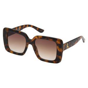 Fashionable Square Sunglasses in Tortoise