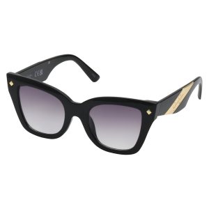 Bold Lux Cat Eye Sunglasses in Black