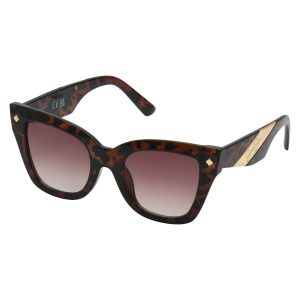 Bold Cat Eye Sunglasses in Tortoise