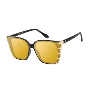 Chic Square Sunglasses in Black