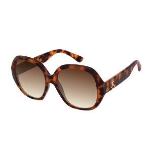 Polished Round Sunglasses in Tortoise