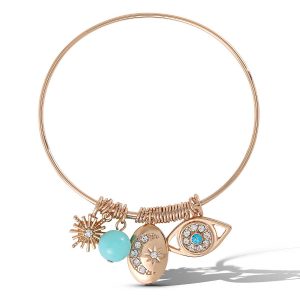 Turquoise Charms Bangle