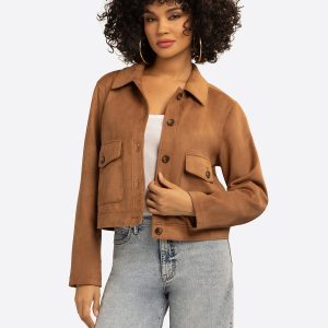 JS Jessica Simpson Martina Jacket in Apple Cinnamon
