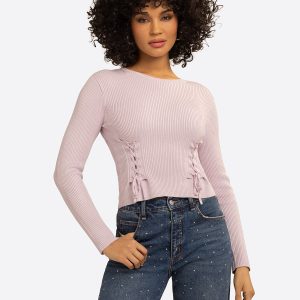 JS Jessica Simpson Taira Top in Lavender Frost