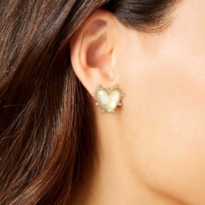 Heart Stud Earrings