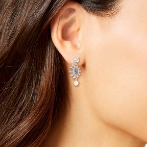 Evil Eye Dangle Earrings