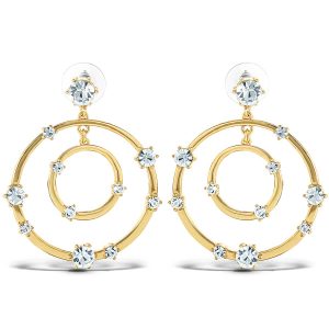 Orbital Crystal Drop Earrings