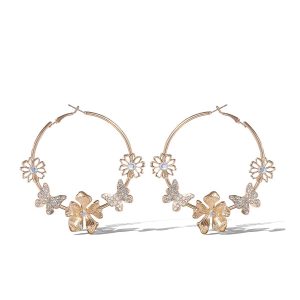 Accented Hoop Earrings