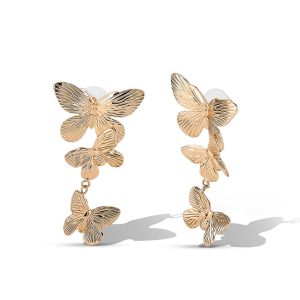 Cascading Butterfly Drop Earrings