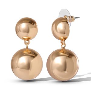 Drop Round Ball Dangle Earring