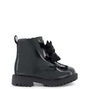 Toddler Daria Double Bow Boot in Black
