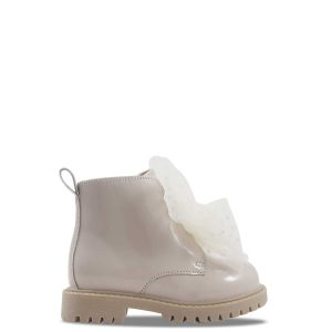 Toddler Daria Sneaker Double Bow in Cream