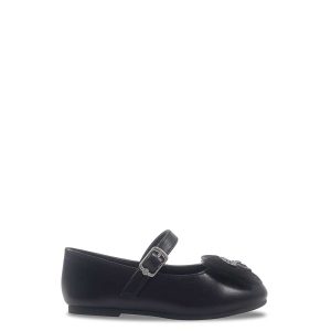 Toddler Amy Bow Ballet Flat in Black