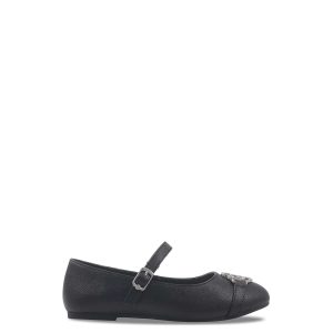 Girls Amy Ivie Flat in Black