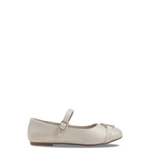 Girls Amy Ivie Flat in Champange