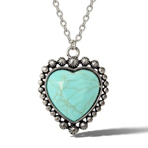 Turquoise Heart Necklace