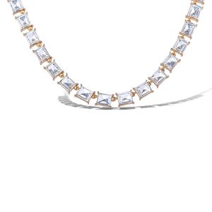 Crystal Stone Frontal Necklace