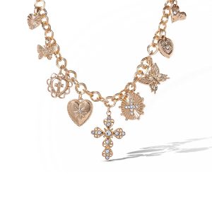 Gold Charm Necklace