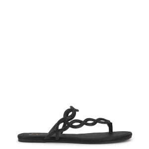 Aloni Sandal in Black