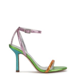 Baharia High Heel in Tangerine