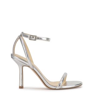 Baharia High Heel in Silver