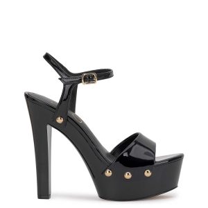 Calenta Studded Platform in Black