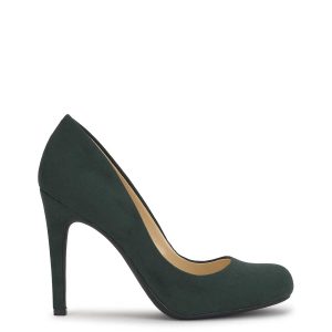 Calie Pump in Dark Pine