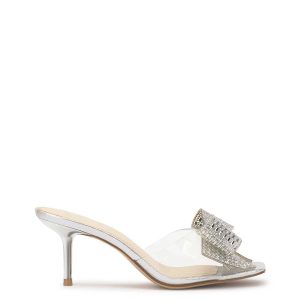 Celisha High Heel in Clear Embellished