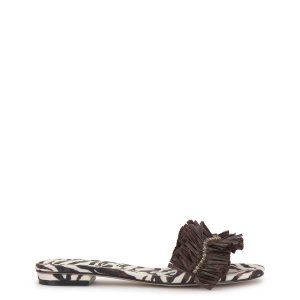 Danive Sandal in Brown Zebra