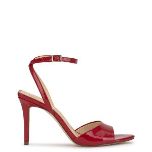 Davara High Heel in Red Muse