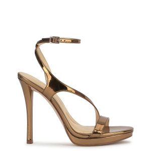 Dixia High Heel in Bronze