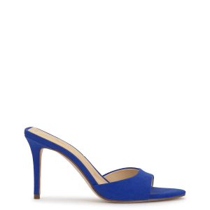 Dravie High Heel in Blue Royale
