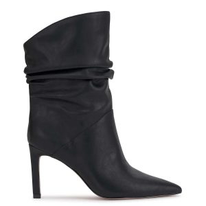 Elisti Scrunch Bootie in Black
