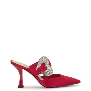 Favica High Heel in Red Muse