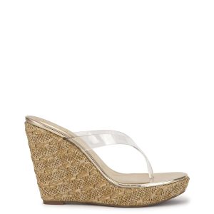 Jyseta Wedge in Clear