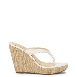 Jyseta Wedge in Bright White