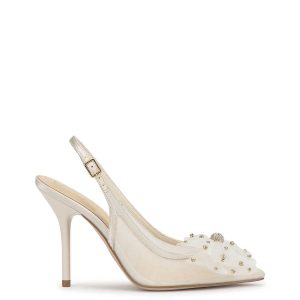 Lavilra High Heel in Off White