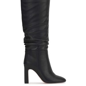 Minerva Knee High Boot in Black