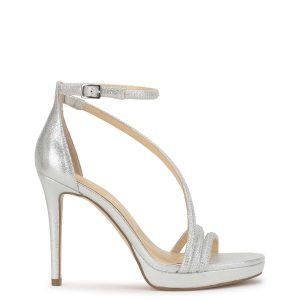 Noralina High Heel in Silver