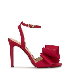 Olivine High Heel in Red Muse