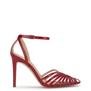 Paveri Pump in Red Muse